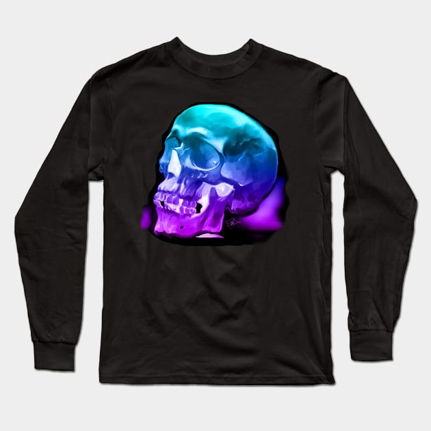 Skull Study 2 Long Sleeve T-Shirt by Shawnsonart